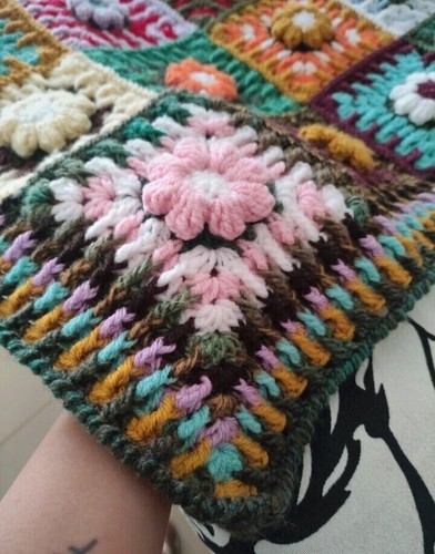 Coperta crochet fatta - coperta, mano