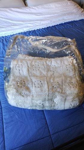 Coperta cotone uncinetto - cotone,
