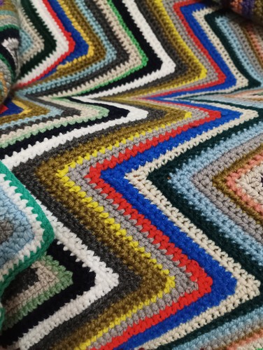 Coperta lana fatta a - fatta,