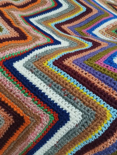 Coperta lana fatta a - coperta, di