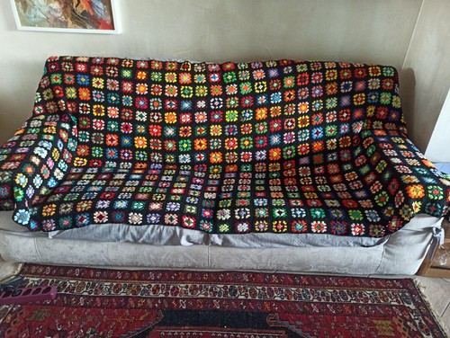 Coperta patchwork granny