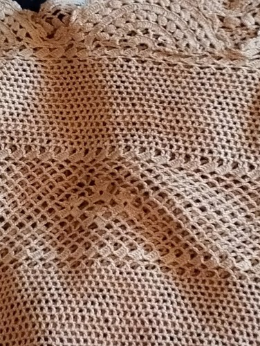 Coperta pizzo fatta - di, mano