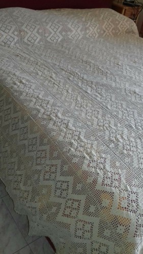 Coperta uncinetto fatta - ad,