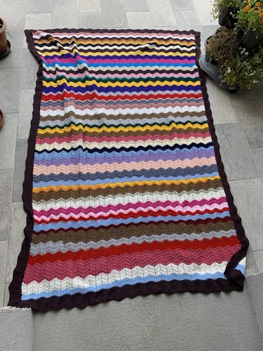 Coperta all uncinetto fatta - coperta, all’uncinetto