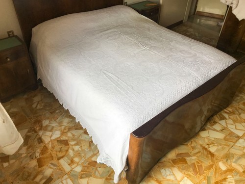 Coperta damascata cotone - coperta, di