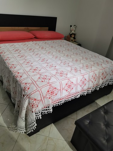 Coperta fatta mano uncinetto - a,