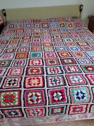 Coperta patchwork matrimoniale - patchwork,