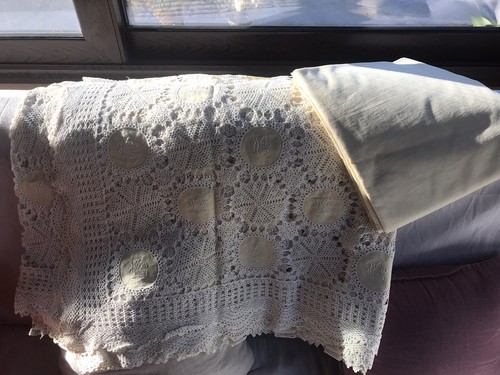 Coperta uncinetto fatta - fatta, mano