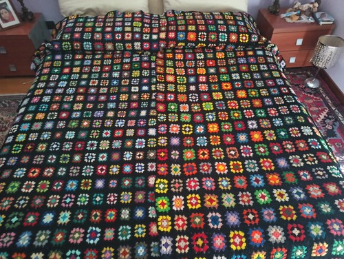 Coperta patchwork granny