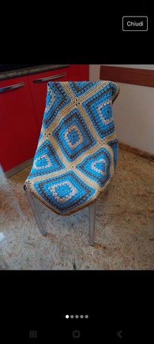 Affare coperta crochet fatta - affare,