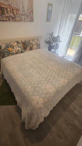 Coperta uncinetto fatta mano - coperta,
