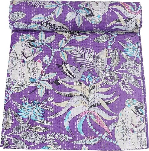 Copriletto trapunte kantha - copriletto,